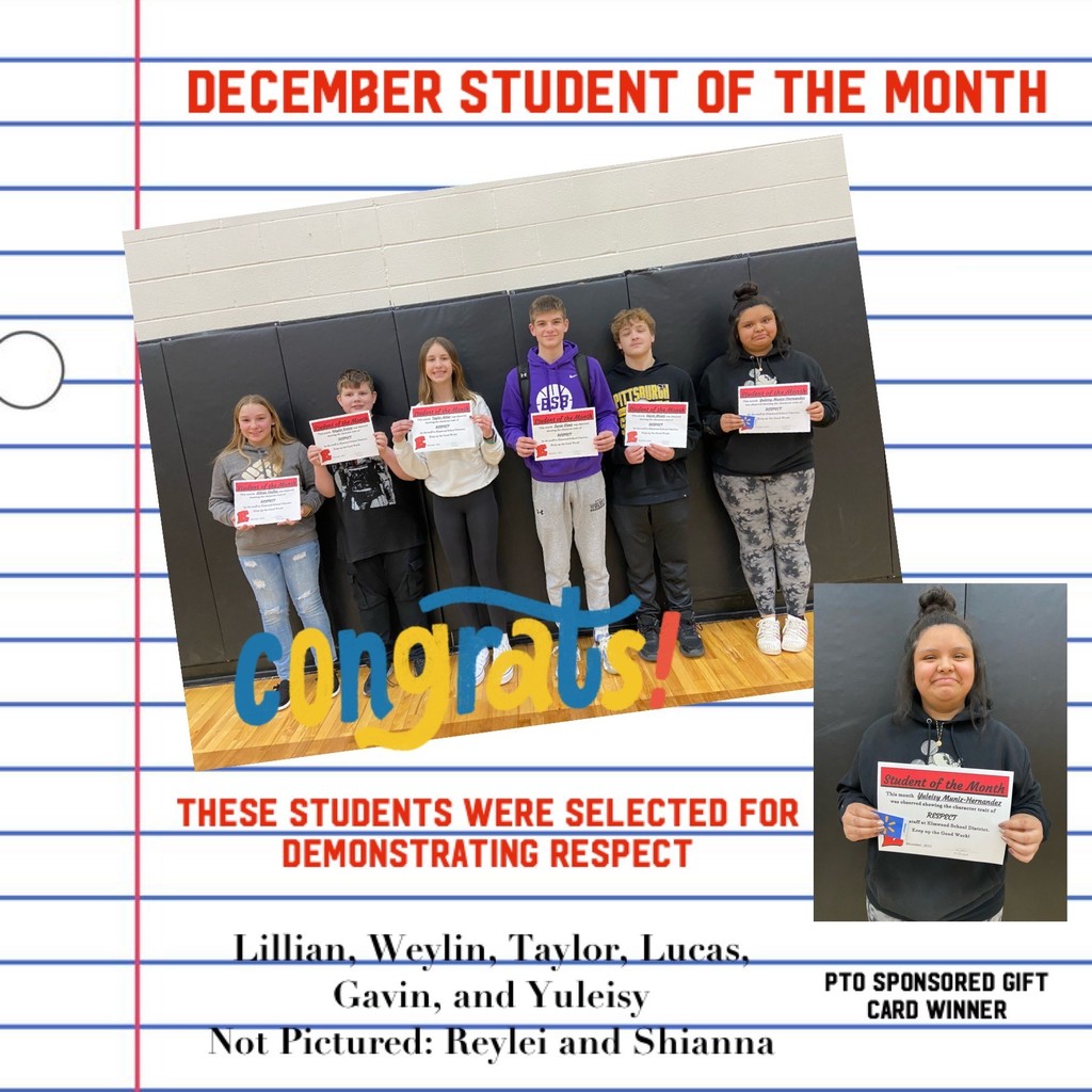 December Student of the Month